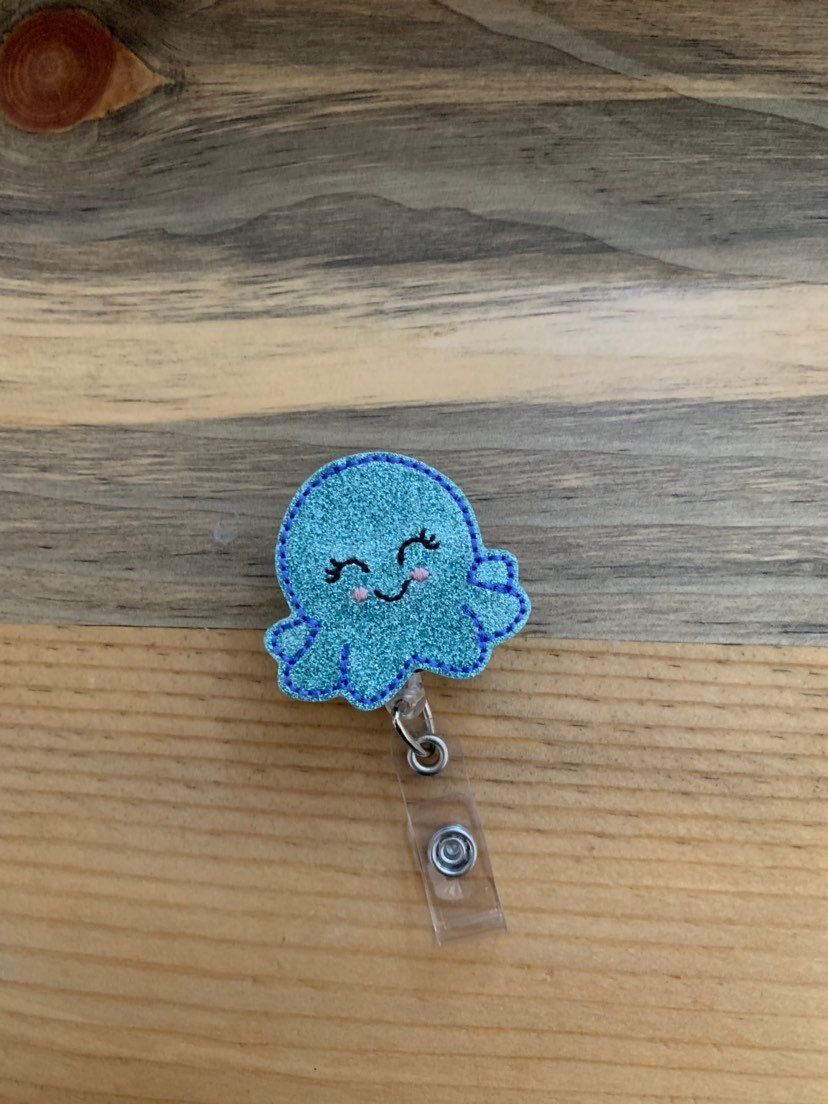 Octopus Badge Reel - Retractable ID Badge - Teacher Badge Reel - Heavy – 13  Dragonfly Designs