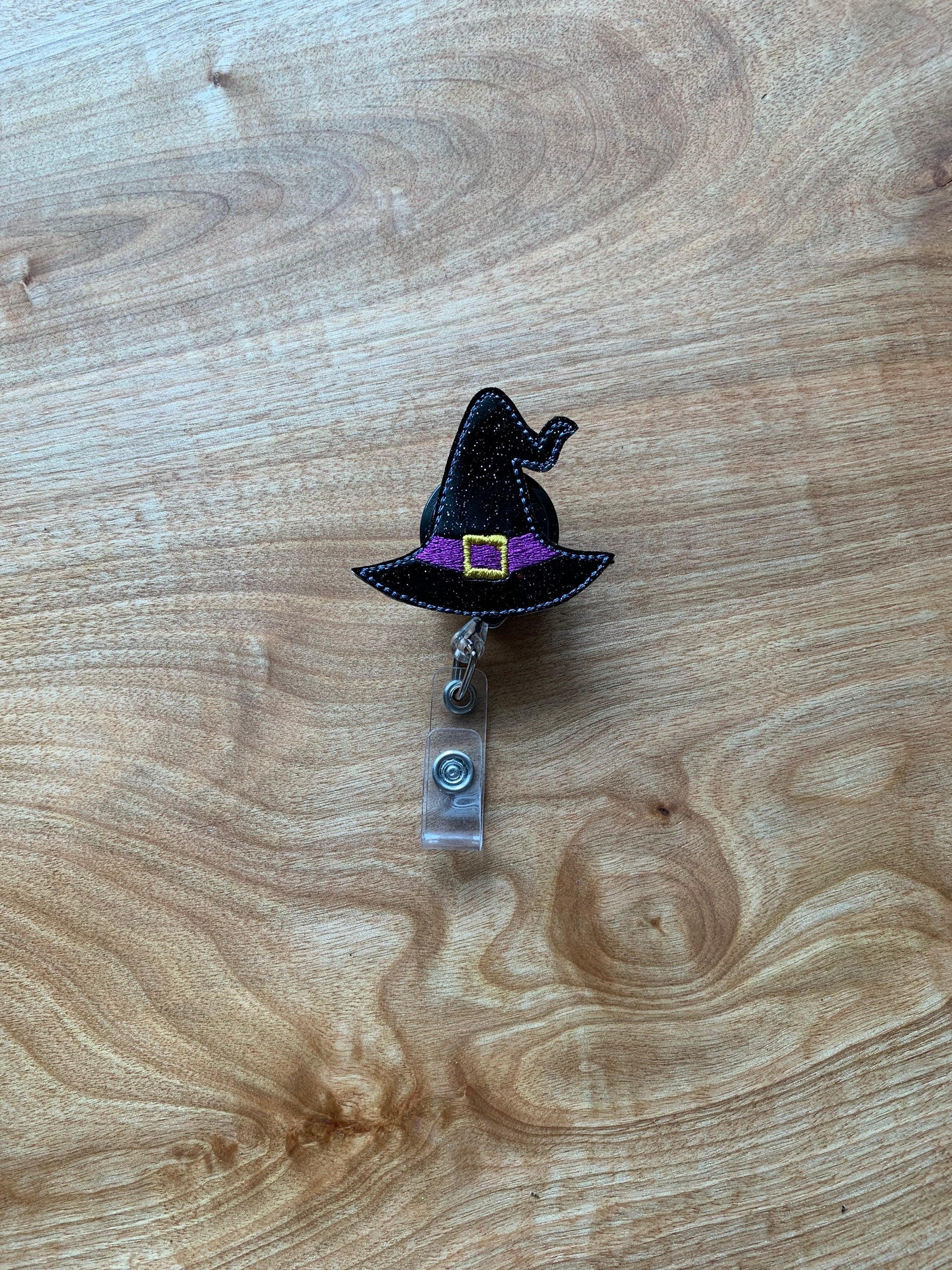 Witch Hat Badge Reel, Nurse Badge Reel, Halloween Badge Reel – 13