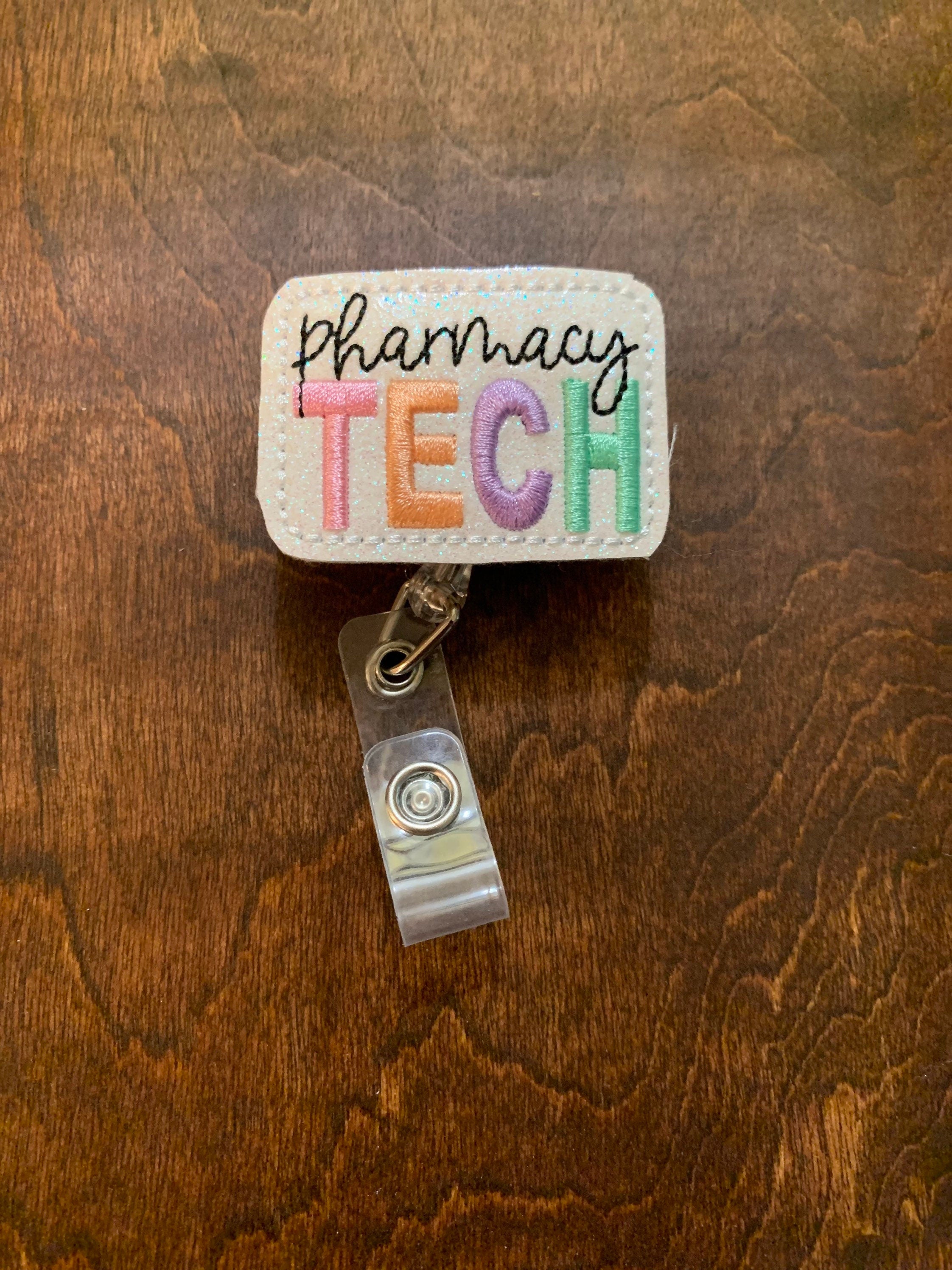 Pharmacy Tech badge reel – 13 Dragonfly Designs