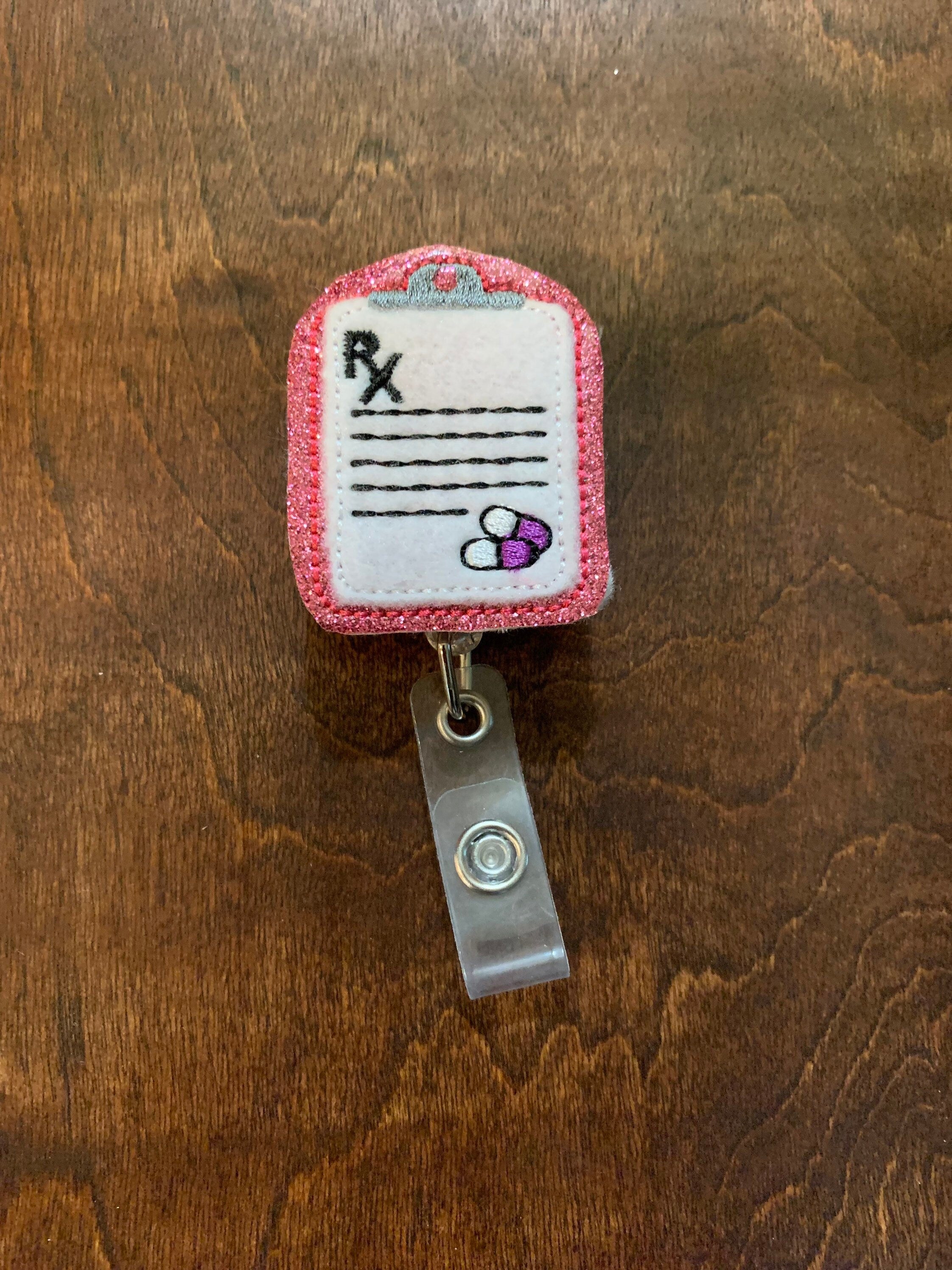 Pharmacy Badge Reel, RX Badge Reel, Nurse Badge Reel – 13